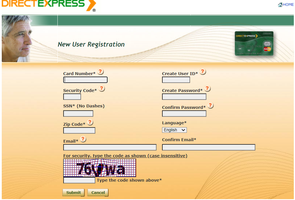 USDirect-express-register