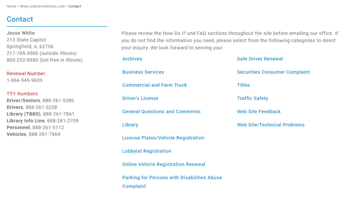 cyberdriveillinois-contact