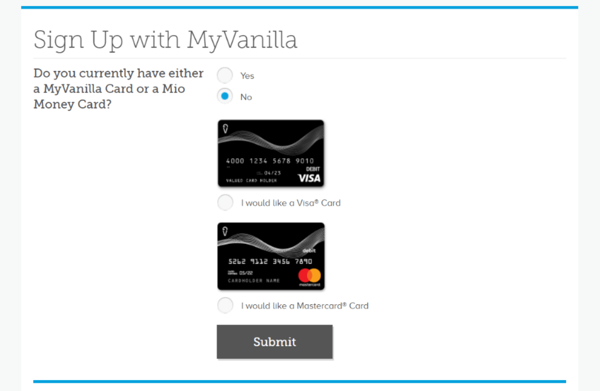 activating vanilla visa gift card