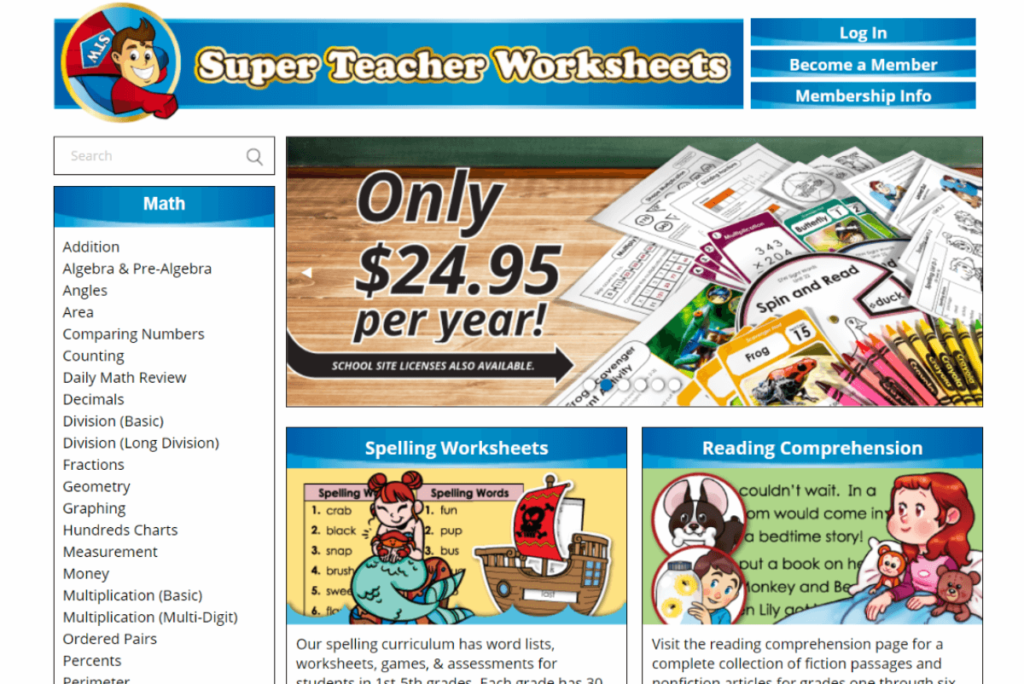 superteacher-worksheet