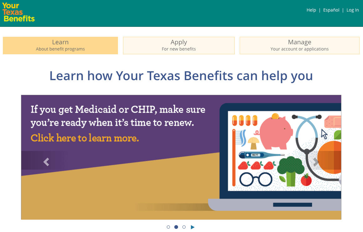 Yourtexasbenefits Apply Online To Manage Benefit Programs 8239